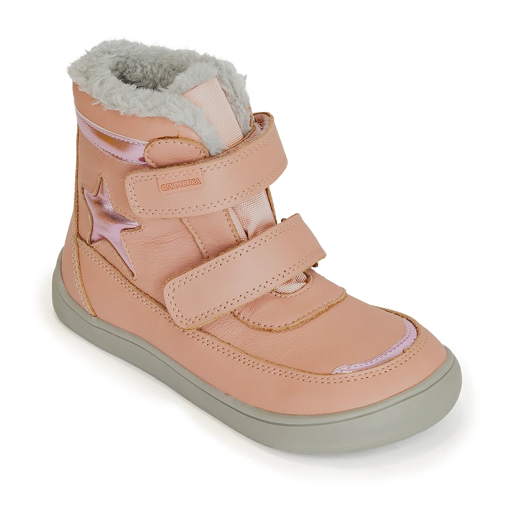 PROTETIKA LINET ROSA zimné dievčenské BAREFOOT čižmy č.23