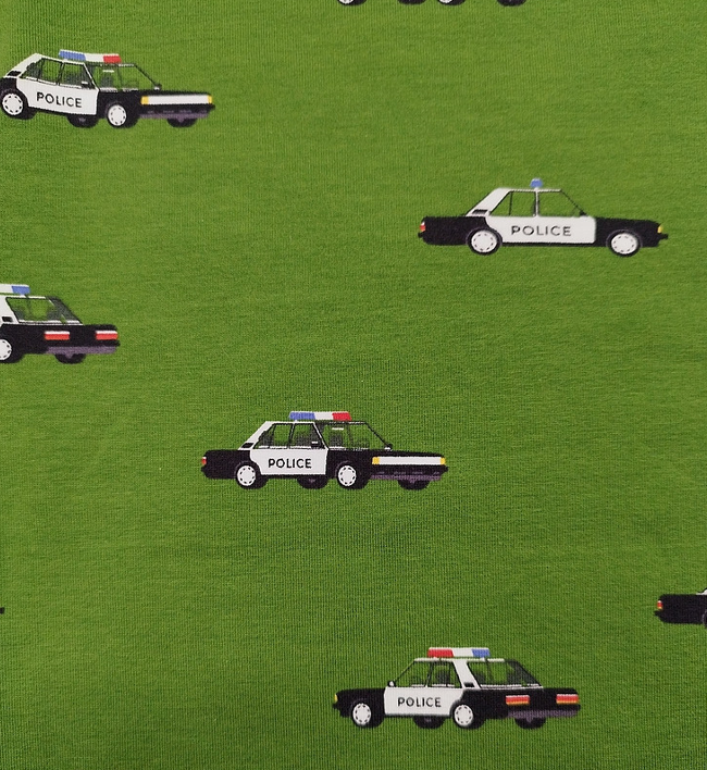 Tričko HAPPY -policajné- chlapčenské, slovenské č.92-116 tmavo ZELENÉ
