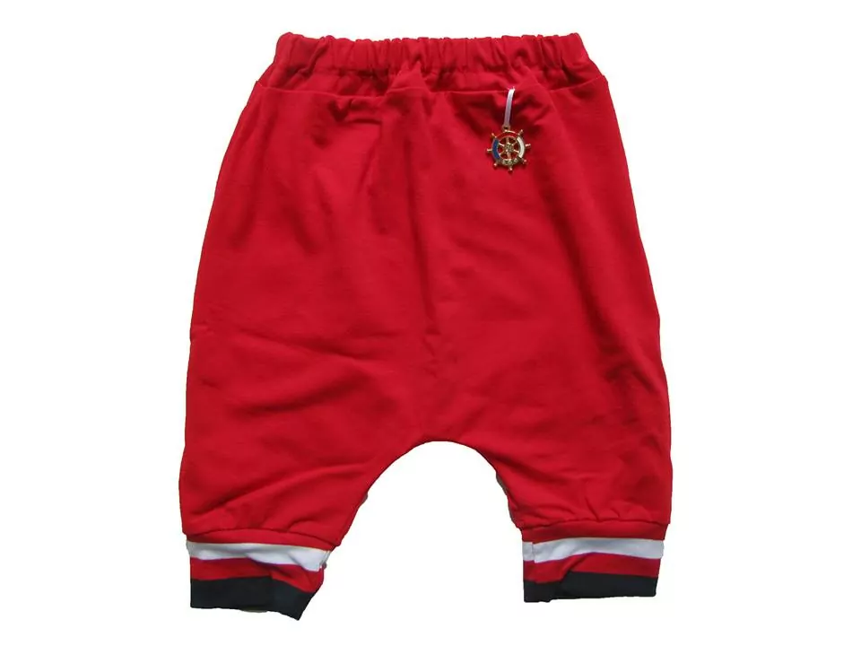 Pudláky s kotvičkou Slovenské - červené krátke