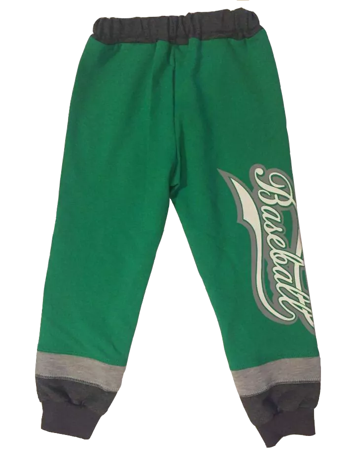 Tepláky slovenské - Baseball (zelené) č.80 až 140