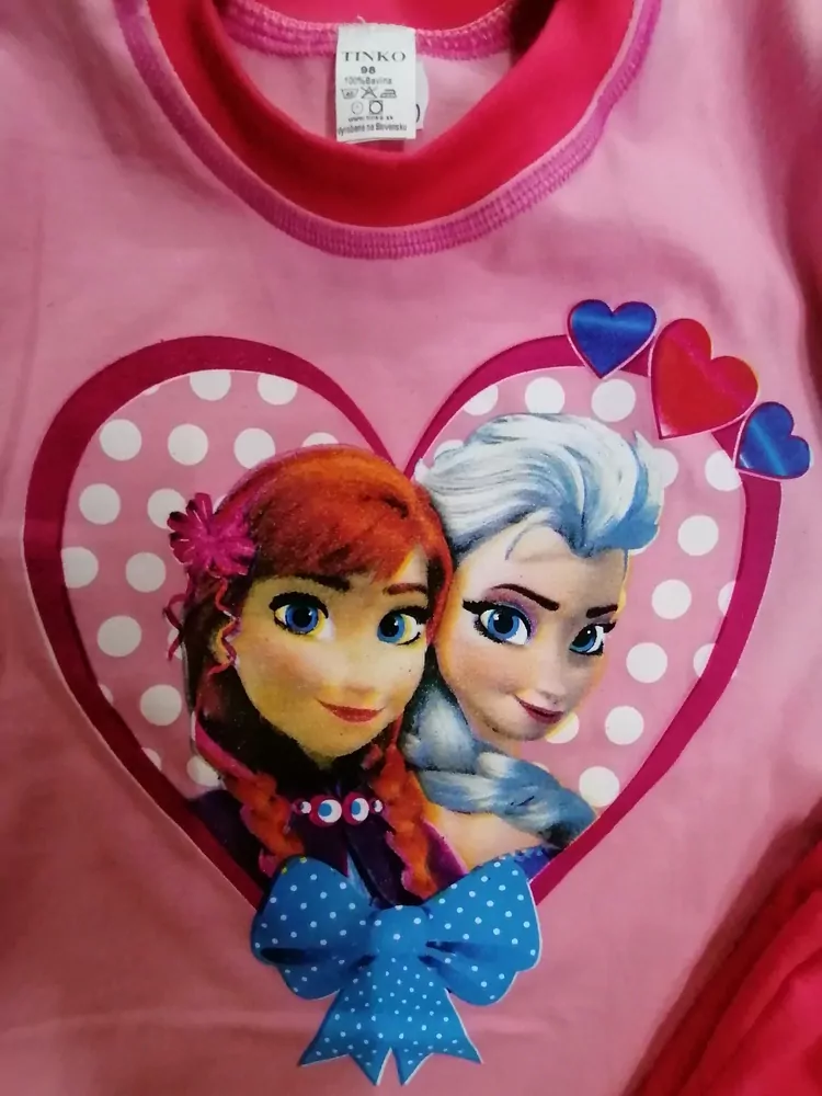 Pyžamo ANNA A ELSA, Slovenské,č.98,104,110,116 TINKO