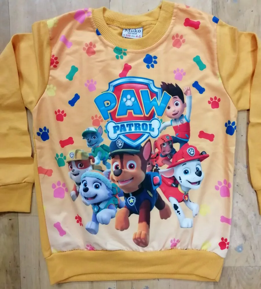 Tričko PAW PATROL,č.98 až128, bavlnené, digitálna tlač