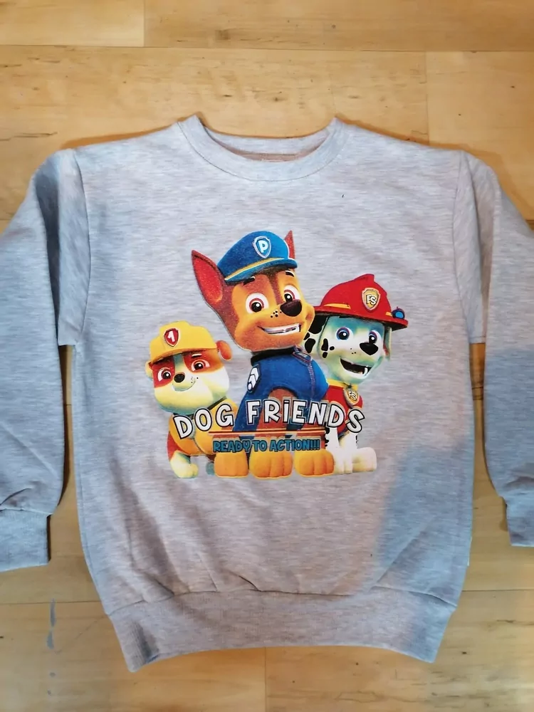 Tričko- mikina TINKO, PAW PATROL, teplé, bavlnené ,slovenské