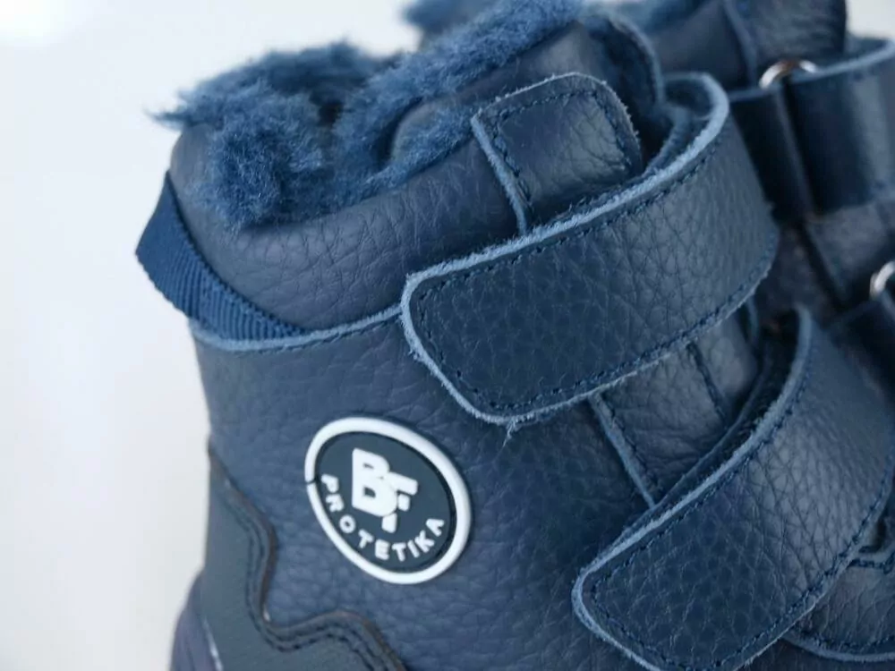 PROTETIKA TARIK NAVY zimné čižmy č.19, č.20 BAREFOOT chlapčenské