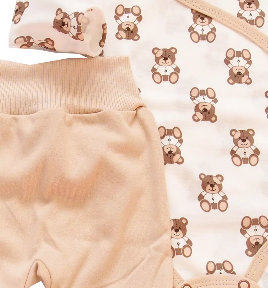 Oblečenie do pôrodnice TEDDY, kojenecké, č.56,62,68 MROFI