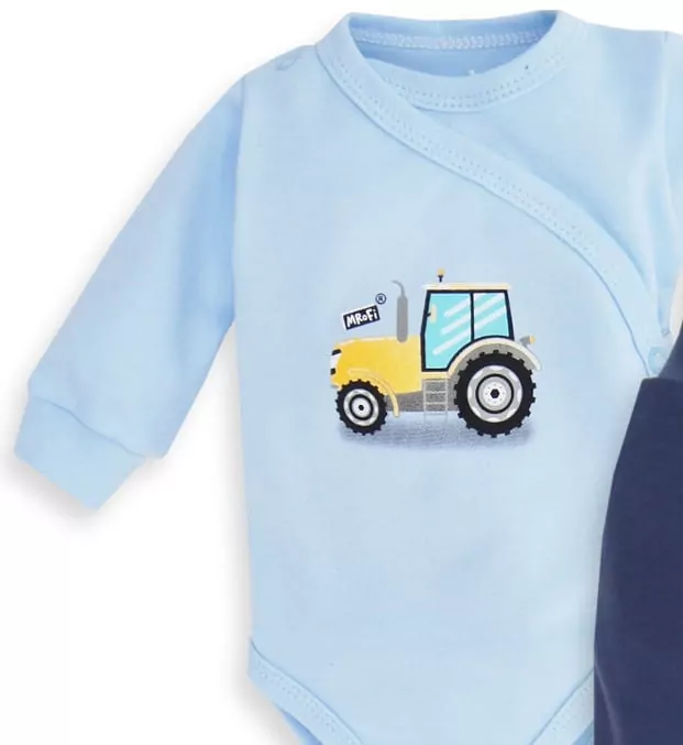 Oblečenie do pôrodnice TRAKTOR, kojenecké, č.56,62,68,74 MROFI