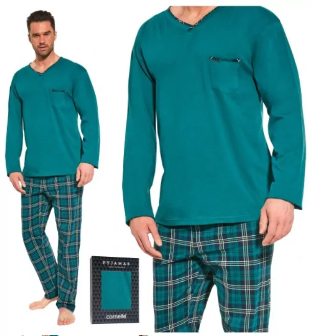 Pyžamo PÁNSKE, CORNETTE - GEORGE č. M,L,XL,XXL -elegantné, bez patentov