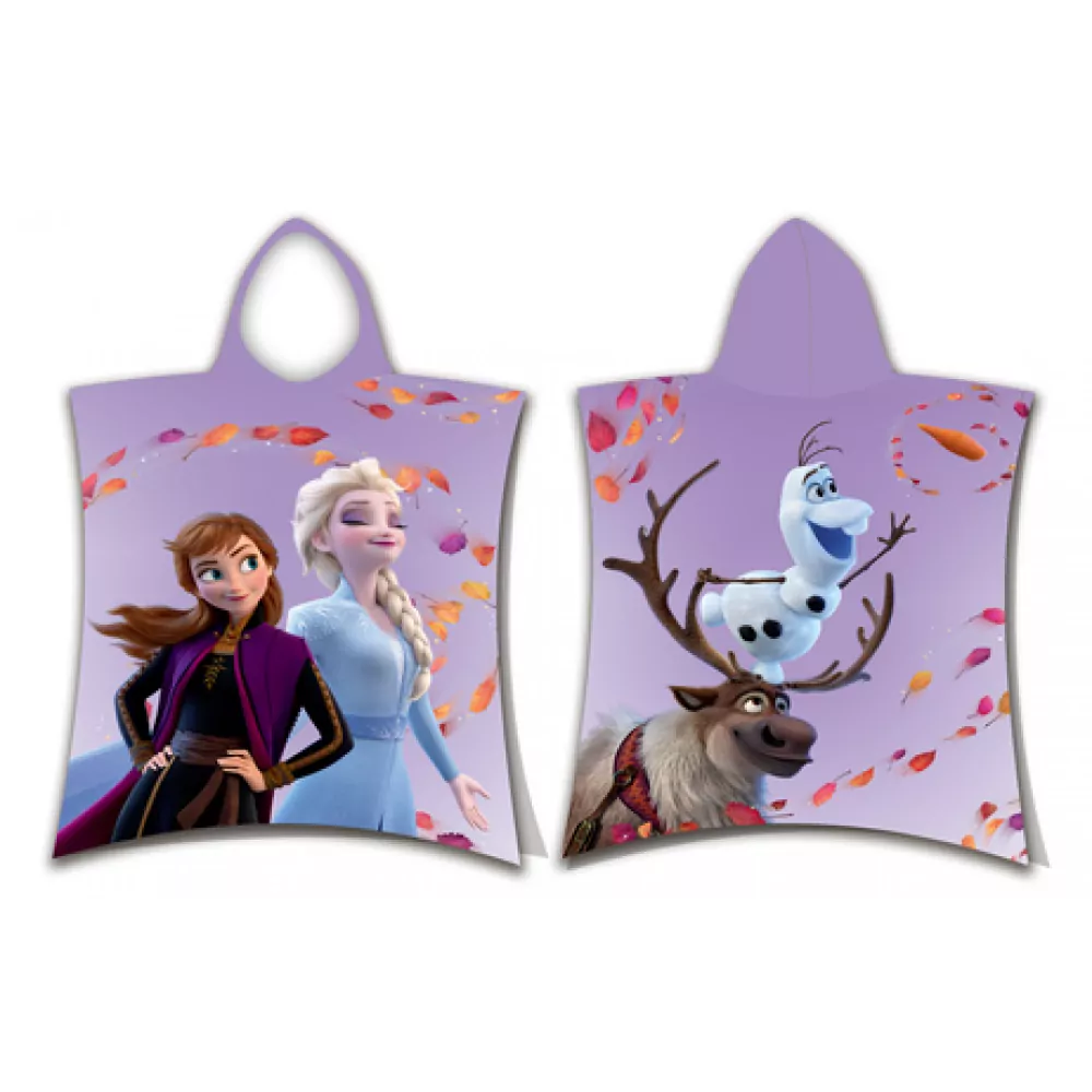 Pončo DISNEY Frozen ANNA A ELSA