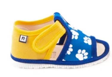 PAPUČKY RAK PAW PATROL s otvorenou špičkou- MODRO/ ŽLTÝ, posledné páry v ponuke č. 20 , MODRO/ ŽLTÉ