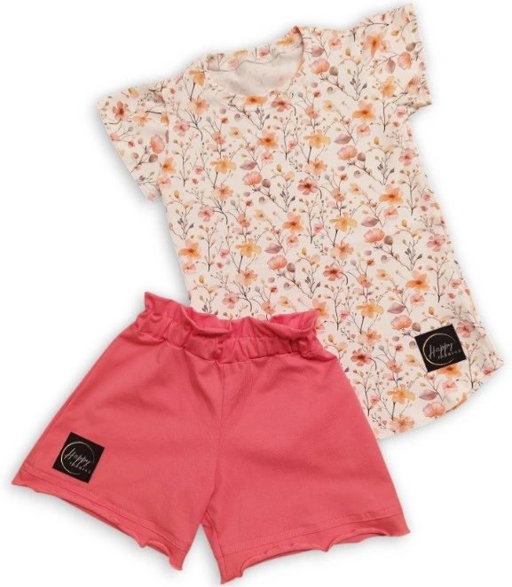 Dievčenské krátke nohavice HAPPY FASHION jednofarebné č.98,1040110,116,122,128,134,140,146,152