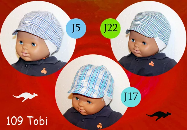 Šiltovka Tobi -letná čiapka do 1 roka KOTVIČKY ADMIRÁL č.44,46,48,50