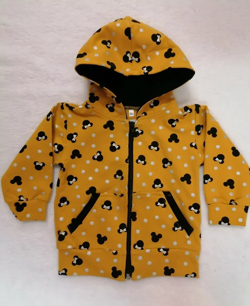 Pudlové nohavice MINNIE - MICKEY -okrovožlté slovenské