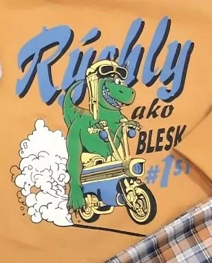 Pyžamo RÝCHLY AKO BLESK č.98,104,110,116,122,128,134,140 LTA