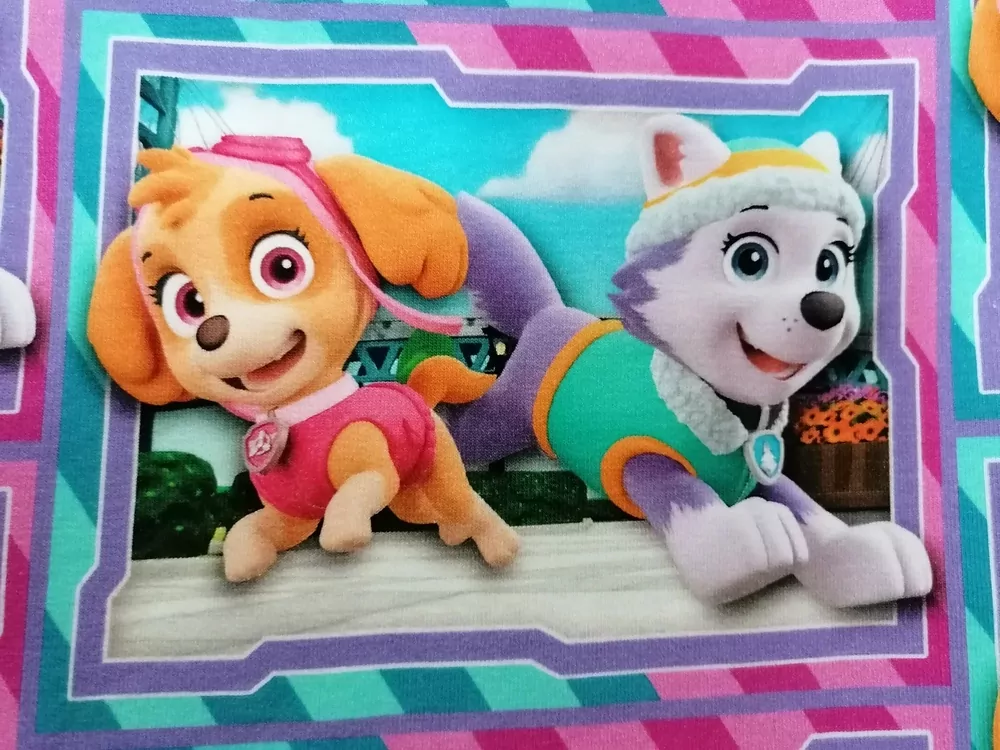 ŠATY PAW PATROL S DLHÝM RUKÁVOM č.116,122,128,tmavoružové, TINKO, Slovenské