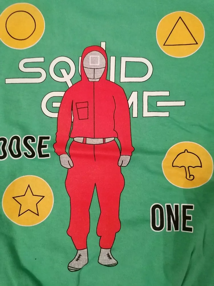 TRIČKO SQUID GAME č.122,128,134,140, ----zelené