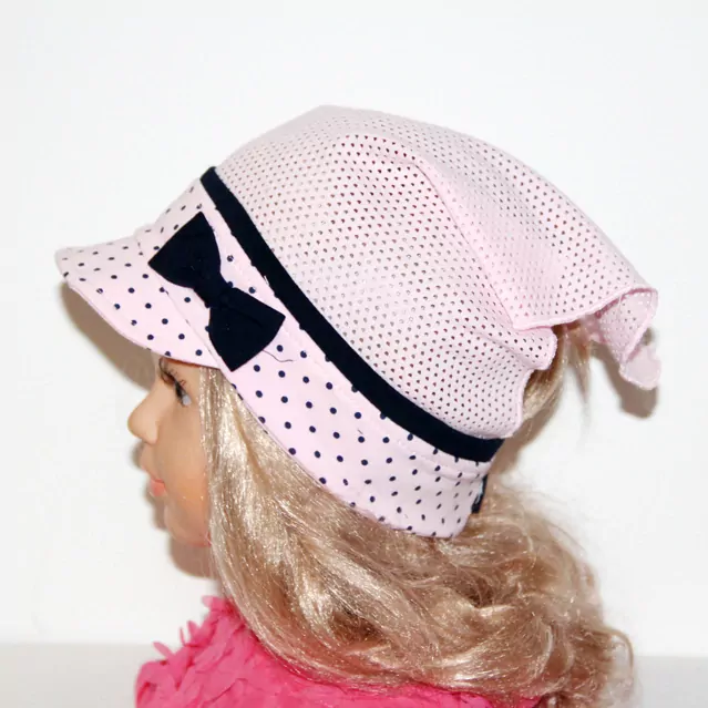 Dievčenská šatka - Laura dierkovaná- letná čiapka