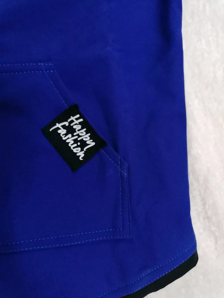 Termo bunda HF slovenská- softshell MODRÁ REFLEX, HAPPY FASHION č.80 až 140