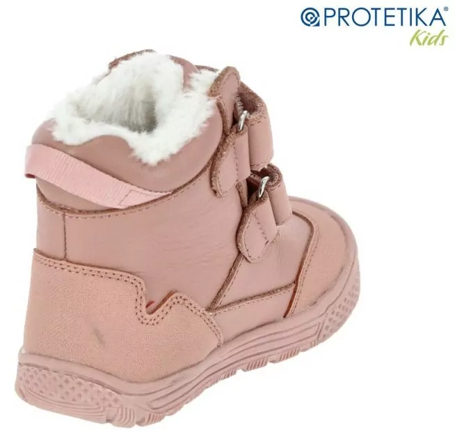PROTETIKA NETA PINK zimné dievčenské čižmy ružové púdrové č.19