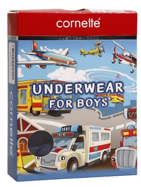 TRENKY BOXERKY CORNETTE, spodné prádlo chlapčenské DOZER TRUCK č.86/92,98/104,110/116,122/128 BULDOZÉR