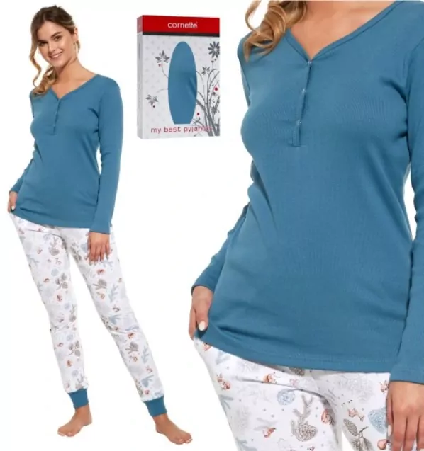 Pyžamo rebro - dámske, CORNETTE -LUCY č.XL