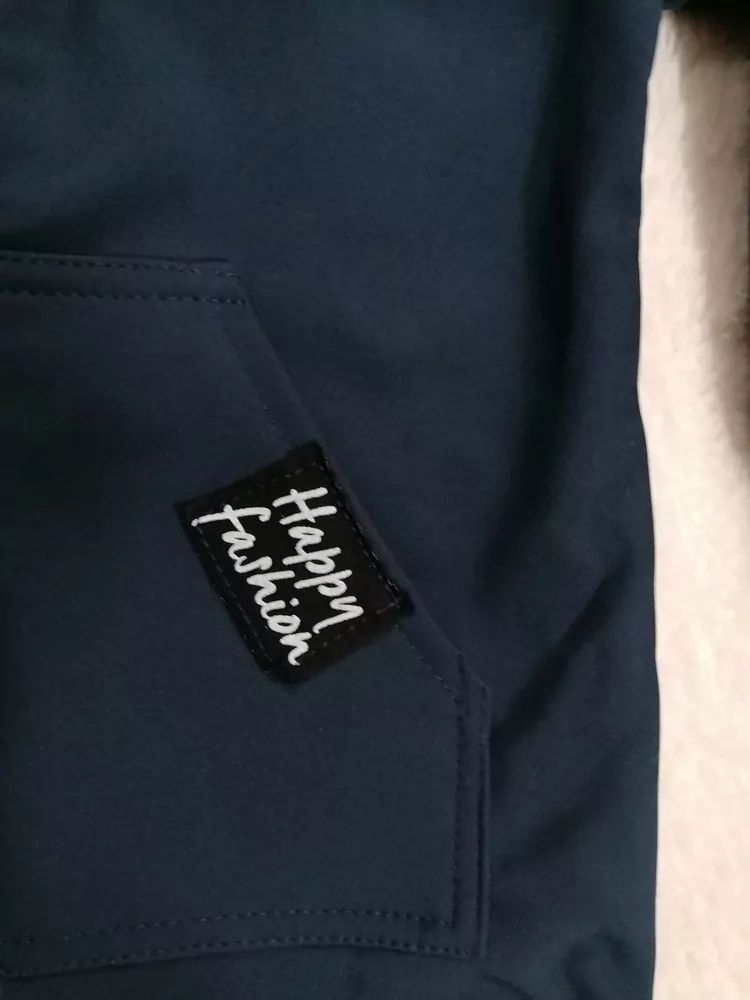 Termo bunda HF slovenská- softshell MODRÁ TMAVÁ REFLEX, HAPPY FASHION