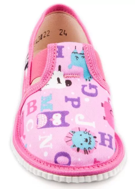 Prezuvky RAK, Papučky - RUŽOVÉ PÍSMENKÁ, ZVIERATKÁ- ABC č. 27 až 34