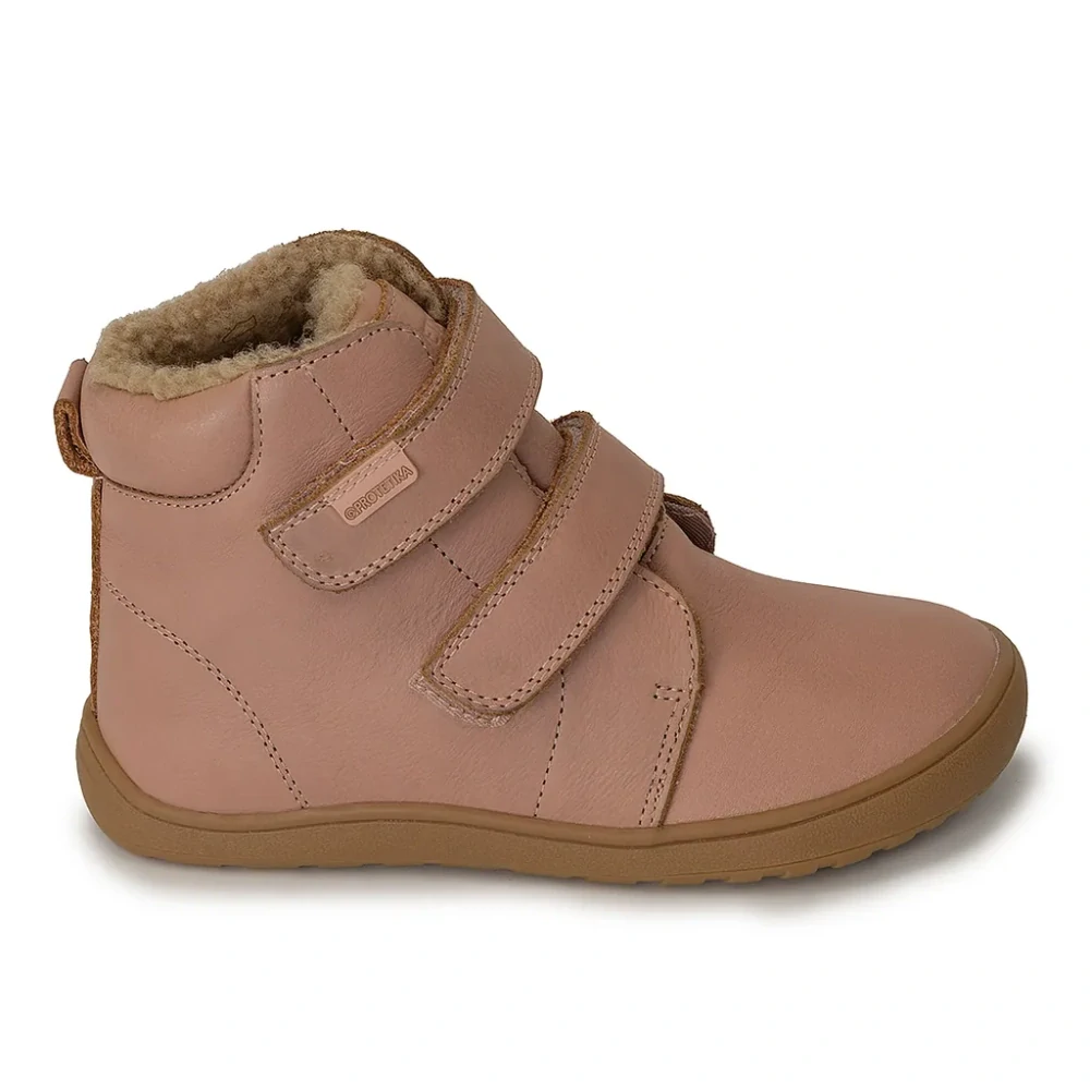 PROTETIKA BEKA OLD PINK BAREFOOT zimné dievčenské čižmy č.21, 24, 26