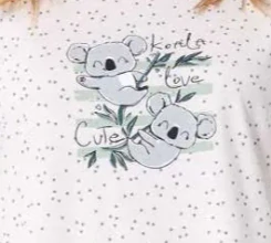 Nočná košeľa HUBERTA č.S,M, L,XL smotanová KOALKY