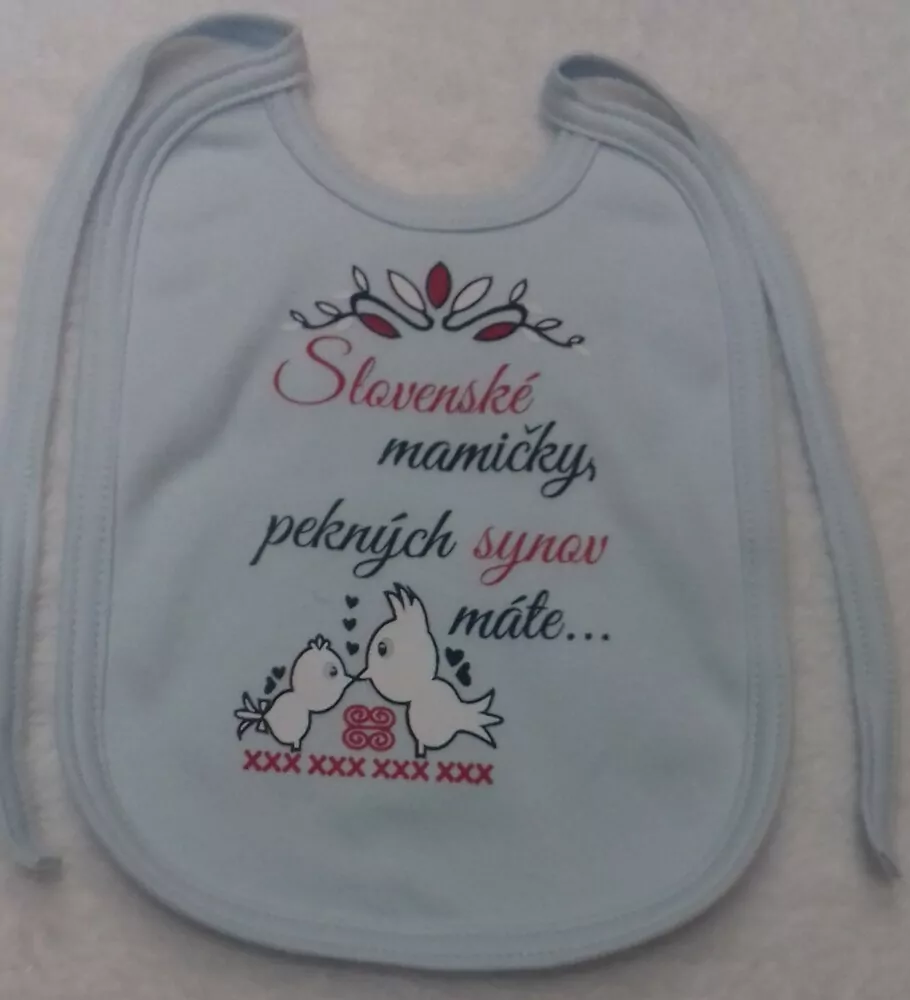 Podbradník FOLKLÓR - Slovenské mamičky pekných synov máte, smotanový