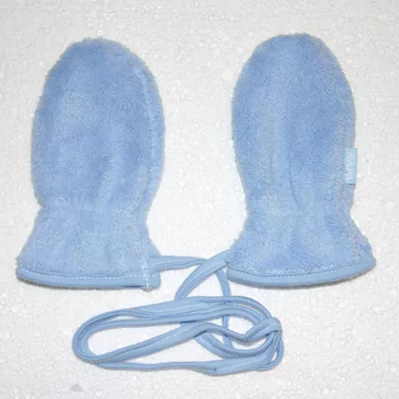 Rukavice -Ťapka (13 cm)- 0 až 1 rok, RUŽOVÉ ŠNÚRKA
