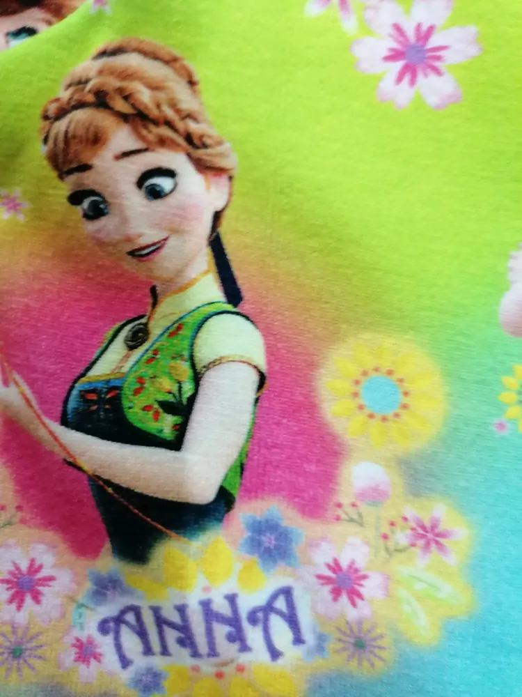 ŠATY ANNA A ELSA S KRÁTKYM RUKÁVOM LAMDA č.92,98,104,110,116,122,128 BLEDO modro-ZELENÉ