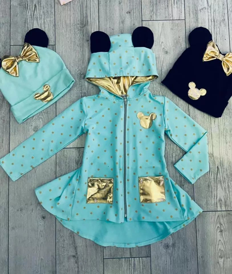  mikina MACKO kabátik FANTASTIC KIDS, bavlnený predĺžený RUŽOVÝ č.116/122