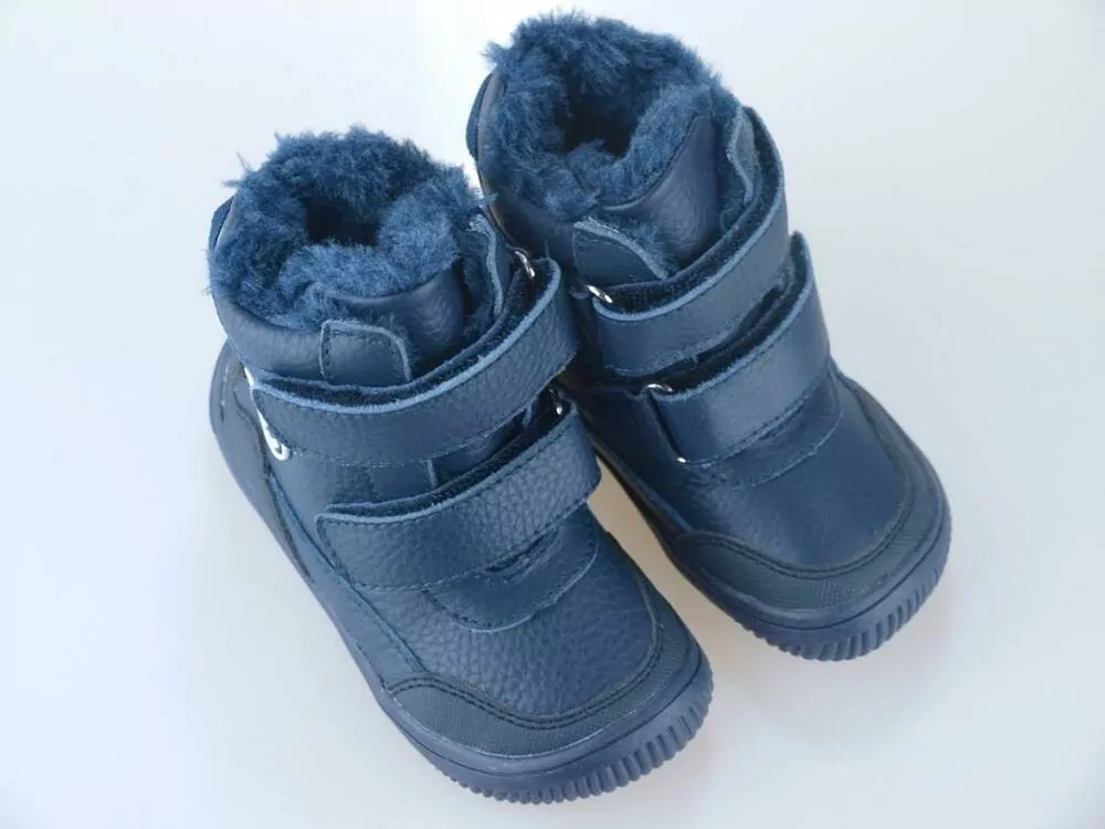 PROTETIKA TARIK NAVY zimné čižmy č.19, č.20 BAREFOOT chlapčenské