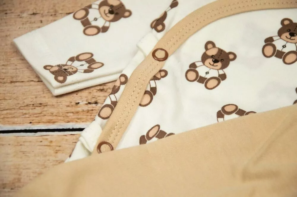 Oblečenie do pôrodnice TEDDY, kojenecké, č.56,62,68 MROFI