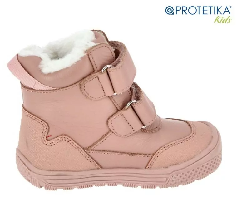 PROTETIKA NETA PINK zimné dievčenské čižmy ružové púdrové č.19