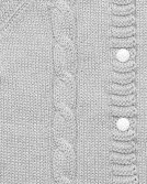 Svetrík kojenecký Šedý pletený, slovenský, ako od babičky