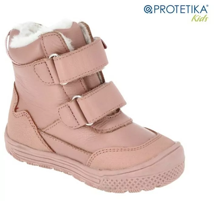 PROTETIKA NETA PINK zimné dievčenské čižmy ružové púdrové č.19