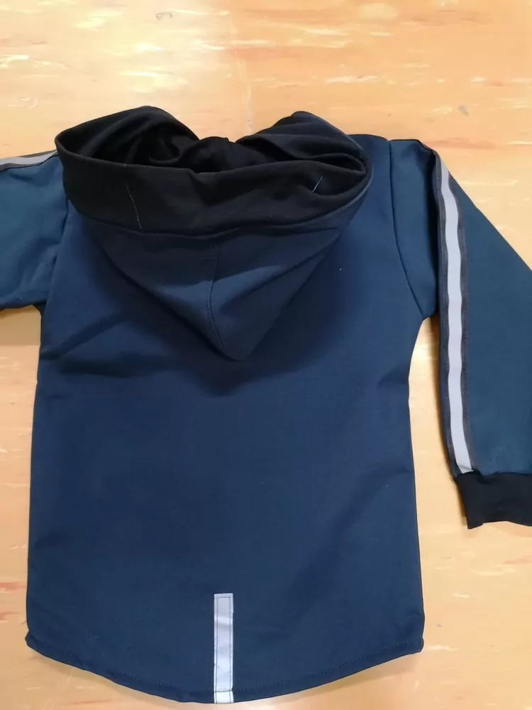 Termo bunda HF slovenská- softshell MODRÁ TMAVÁ REFLEX, HAPPY FASHION
