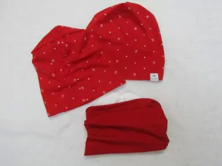 Čiapka KOTVA predlžená námornícka červená 