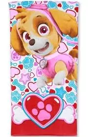 Osuška PAW PATROL ružová bavlna