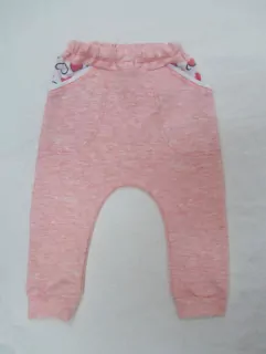 Pudlové nohavice slovenské Marhuľkové dlhé - melír, TENKÉ 