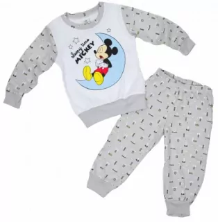 Pyžamo Mickey na mesiačiku - sivé alebo modré MAĎARSKO