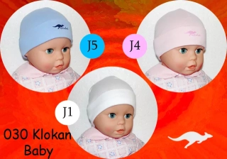 Čiapka RADA, jednofarebná nasúvacia, bavlnená KLOKAN