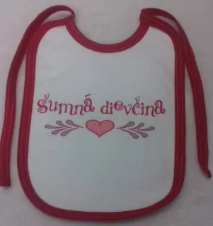 Podbradník FOLKLÓR Šumná dievčina, smotanový zaklad