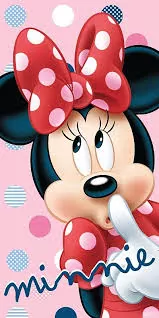 Osuška kvalitná Minnie bublinky, bavlna