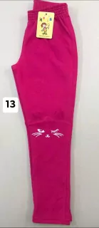 Legíny dievčenské, vzor nadkolienky TMAVORUŽOVÉ, BLEDORUŽOVÉ/ PÚDROVÉ, ČIERNE