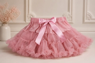 Sukňa TUTU bledo ružová, JULKA -DOLLY, točivá, bohato naberaná, č.92,98,104,110,116,122,128,134,140,146,152