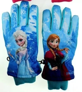 Rukavice prstové  FROZEN šuštiakové -Frozen- DIEVČENSKÉ 7-8 ROKOV
