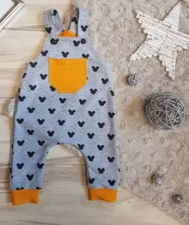 tepláky na tráky pudlové- trakáče SIVÉ a žlté č.68