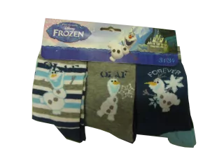 Ponožky Ľadové kráľovstvo - OLAF / Frozen VYŠŠÍ ČLENOK
